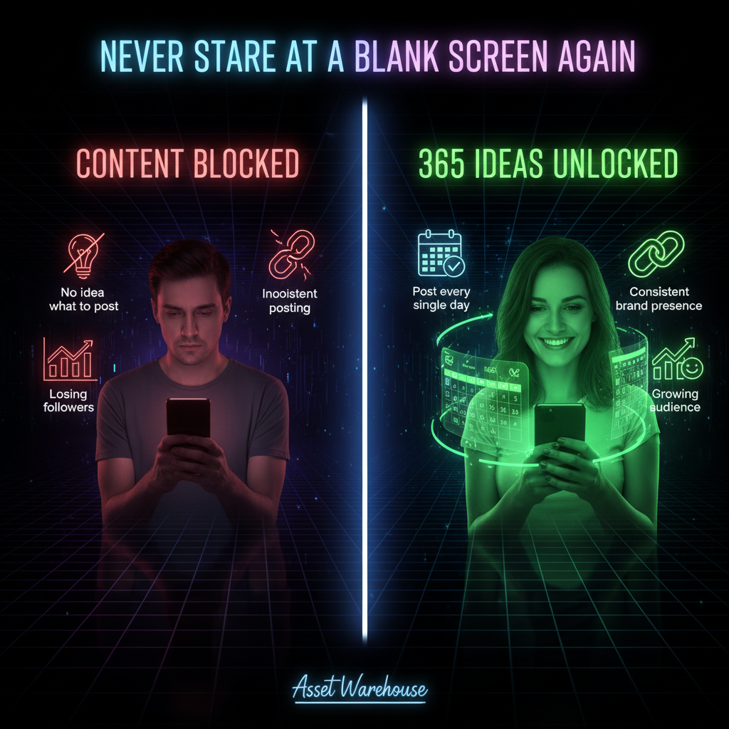 365 Content Ideas Before After