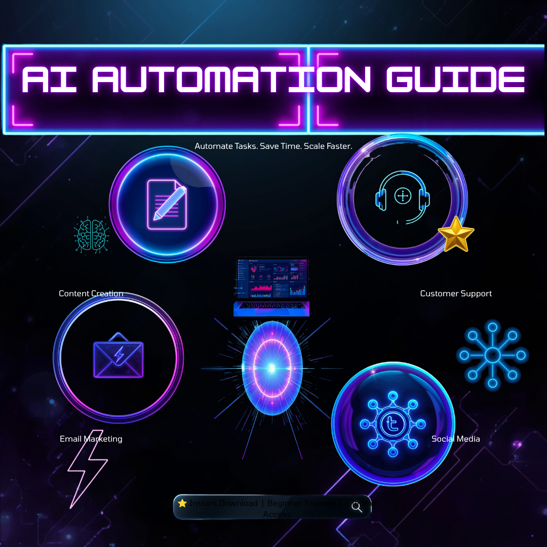 AI Automation Guide — Step-by-Step System for Automating Your Business Tasks Using ChatGPT & AI Tools