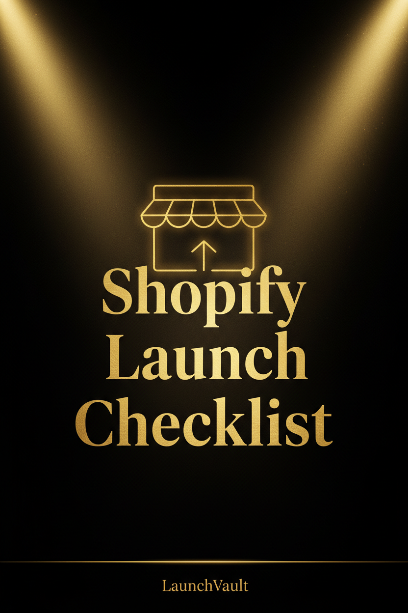 Shopify Launch Checklist